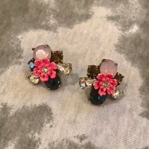 J. Crew Flower Cluster Stud Earrings